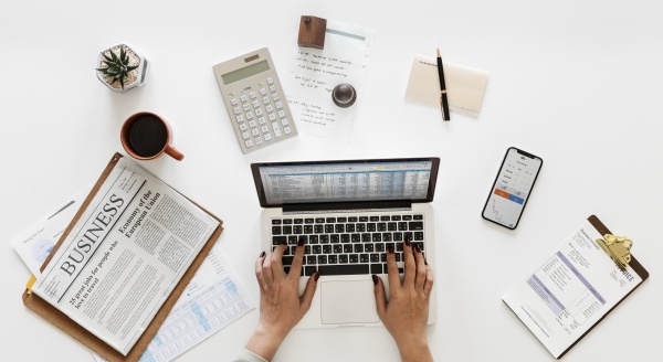 financial reports and diagrams